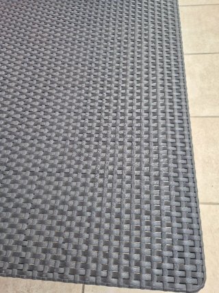 Tumbona Keter Jaipur Plástico Negro/Gris