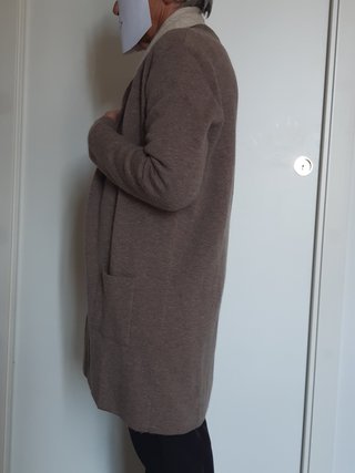 Maxi Cardigan misto lana e angora
