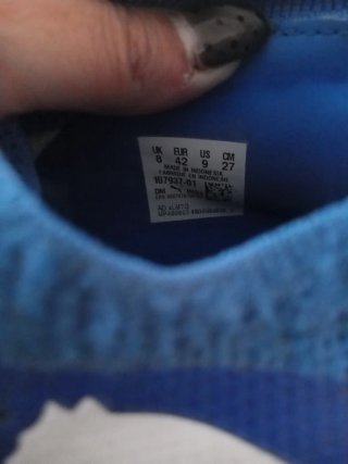 Zapatillas Puma Azul y Blanco