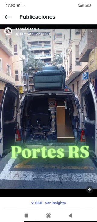 Portes y pequeñas Mudanzas