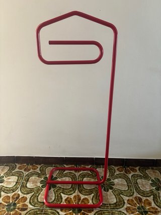 Perchero Diseño Posmoderno Rojo