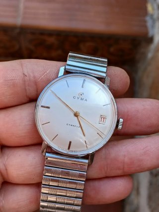 Reloj Cyma Cymaflex Vintage Cuerda Hombre