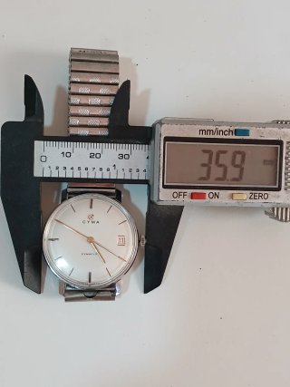 Reloj Cyma Cymaflex Vintage Cuerda Hombre