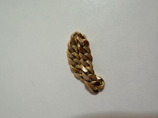 Anillo eslabón cubano oro 18k