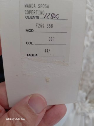 Abito da sposa pizzo bianco