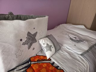 Ropa de cuna con chichonera