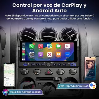 Radio coche 1DIN CarPlay AA NUEVO