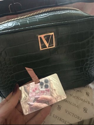 Borsa Victoria Secret tracolla verde