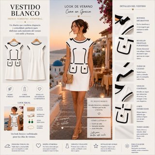 Vestido negro elegante T. Xs