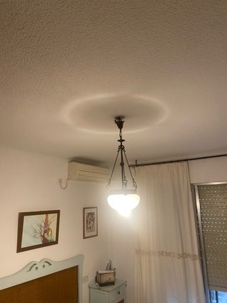 Lámpara de hierro forjado