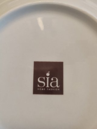 Vajilla de porcelana blanca 24 piezas