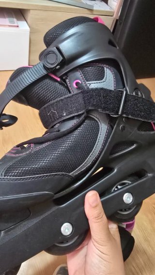 Patines Oxelo Talla 42 Rosa/Negro