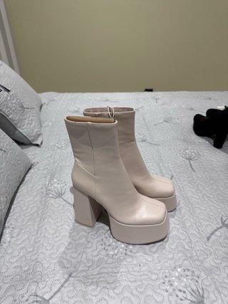 Botines Beige Talla 38