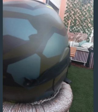 Casco Shark Night Camuflaje Amarillo