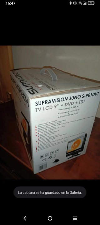 TV LCD Supratech 9 DVD TDT
