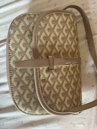 Bolso Goyard Beige/Blanco Hombre