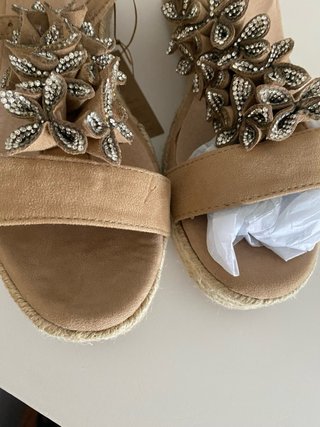 Esparto Beige Talla 39 Nuevas