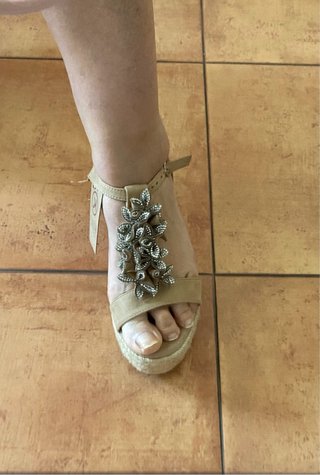 Esparto Beige Talla 39 Nuevas