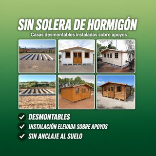 Módulo prefabricado de madera (2 estancias)