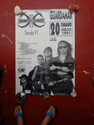 Héroes del Silencio Senda 91 Póster 1991