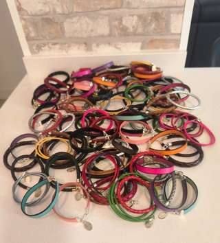 Pulseras Piel Ubrique Plata Ley 925