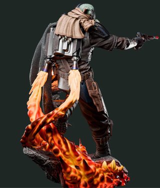Figura Mandalorian y Grogu 20cm Pintada