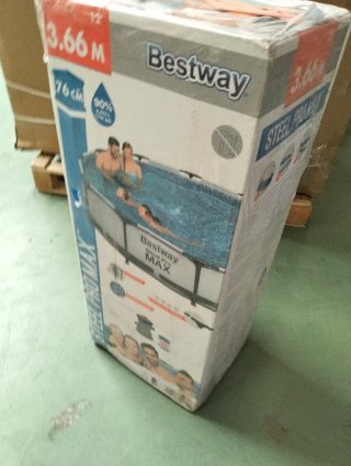 Bestway Piscina Desmontable Tubular Steel 366 x 76