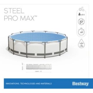 Bestway Piscina Desmontable Tubular Steel 366 x 76