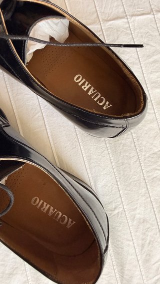 Zapatos de piel ACUARIO negros