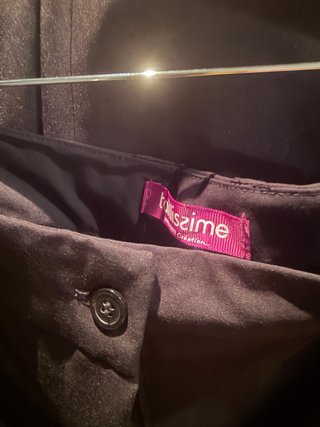Pantalón estilo esmoquin negro