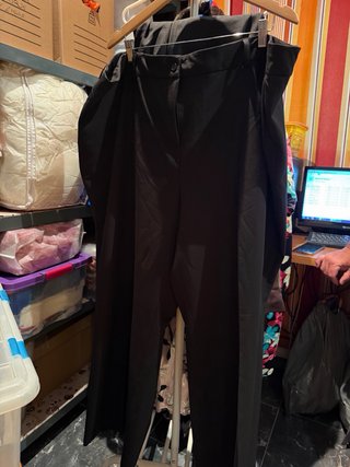 Pantalón estilo esmoquin negro