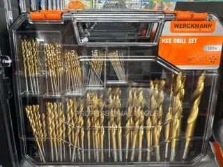 Juego de brocas HSS Werckmann 130 piezas
