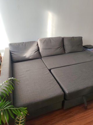 Sofá Cama 3 Plazas Ikea Gris