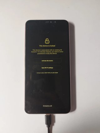 Xiaomi Redmi Note 6 Pro (M1806E7TG) bloccato