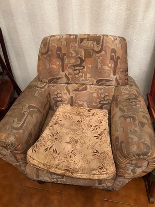 Sofá individual estampado