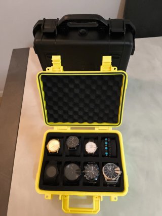 Valigetta porta orologi 8 posti