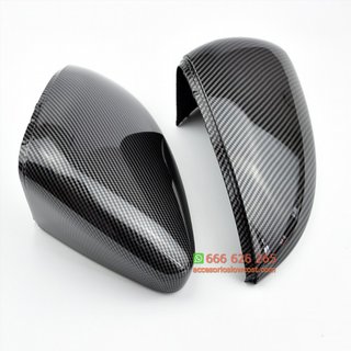 CARCASAS PARA ESPEJOS EFECTO CARBONO PARA VW GOLF
