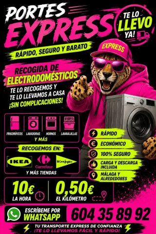 Servicio de transporte de electrodomésticos