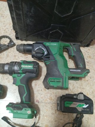 Combo Taladro y Rotomartillo Hikoki
