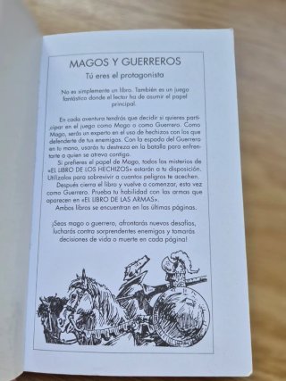Lote 2 libros serie Magos y Guerreros
