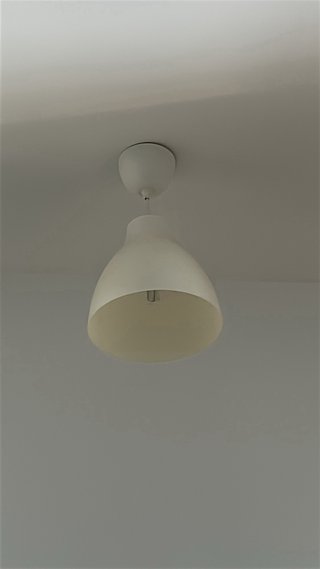 2 Lamparas  de techo IKEA MELODI blanca