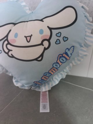 Cojín Corazón Cinnamoroll Azul