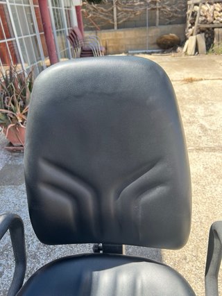 Silla de escritorio reclinable negra