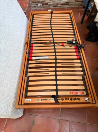 Cama individual eléctrica 90x190
