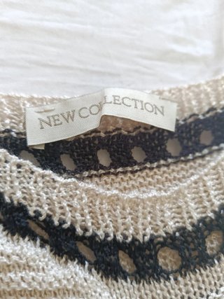 Maxi abito estivo donna vintage beige/grigio