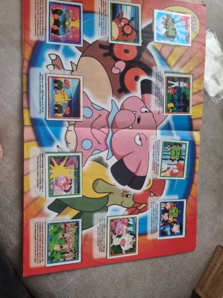 Álbum de Cromos Pokémon Sticker Album 2001
