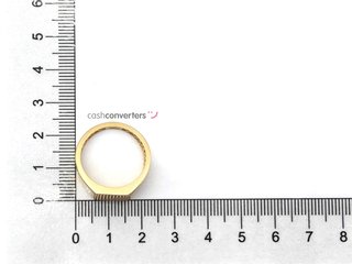 sello oro 18k con circonita