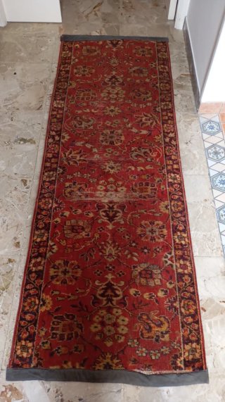 Tappeto persiano lana rosso