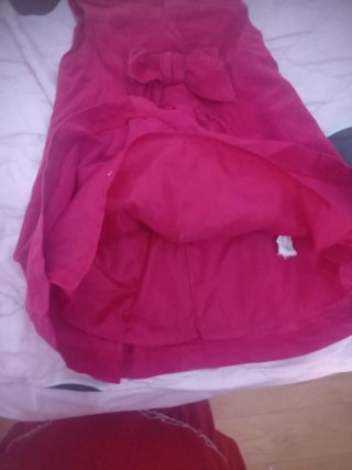 Vestido rojo 12-18 meses