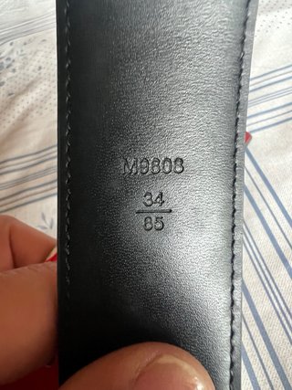 Cinturon rojo louis vuitton